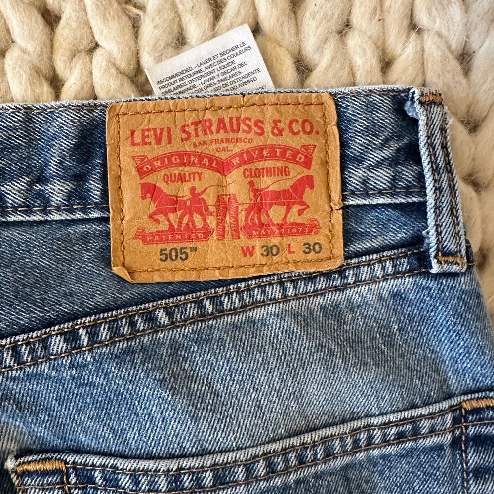 Levi's Classic Straight Blue Jeans - 505